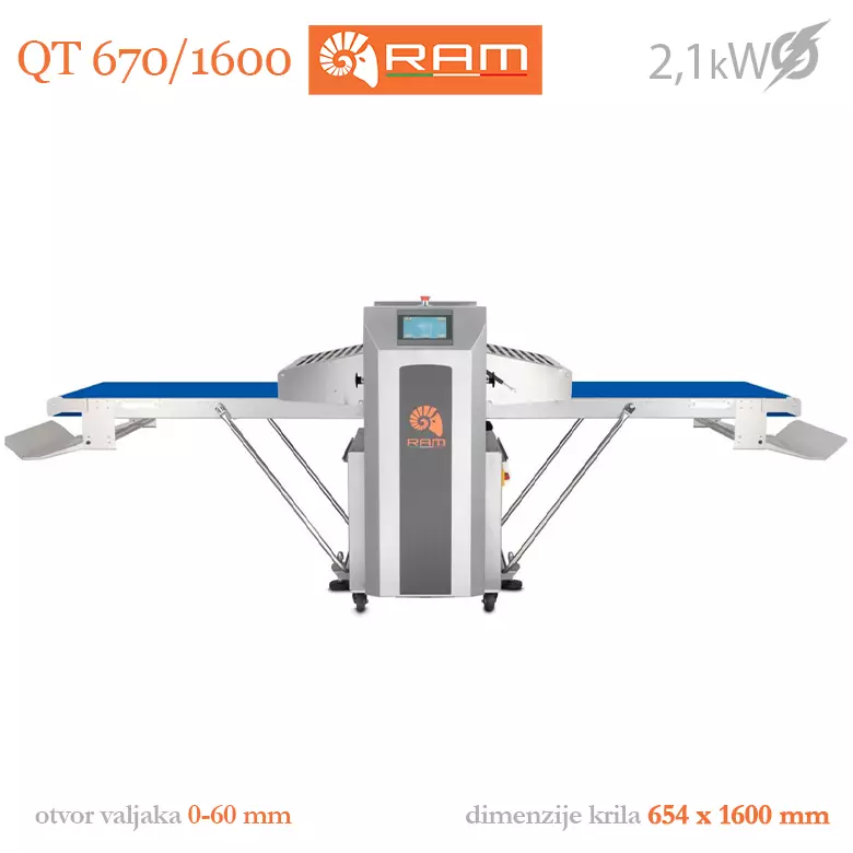 Laminator za testo Ram QT 670 1600