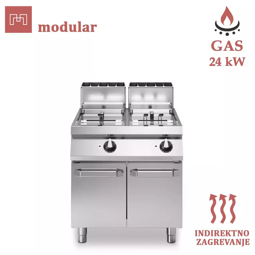 Friteza na GAS Modular R70/80FRGL/2V13/P 2x13 litara