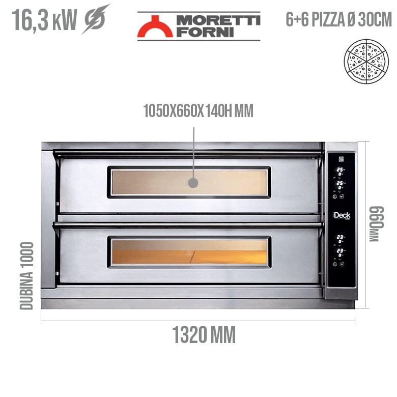 Pica pec sa dve etaze Moretti Forni iDeck iD-D 105.65