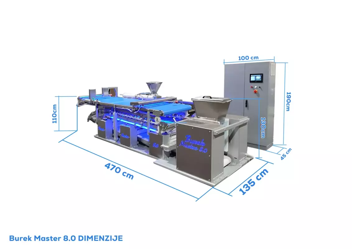 Borek Production Line Burek Master 8.0